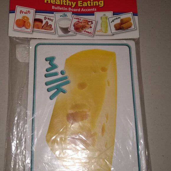 Edupress Healthy Eating Bulletin Board Accents 36 designs New - Picture 1 of 2